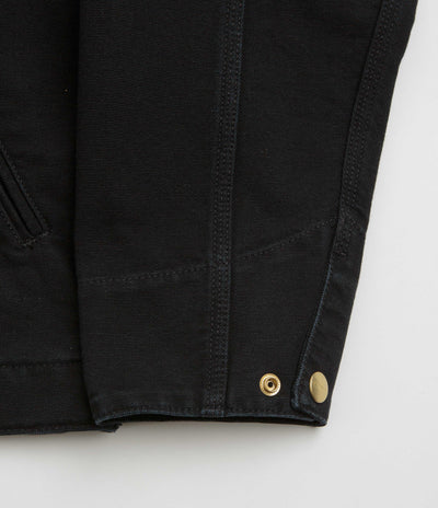 Carhartt Detroit Jacket - Black / Black Stone Canvas