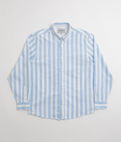 Carhartt Dillion Shirt - Dillion Stripe / Bleach / White