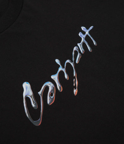 Carhartt Drip Script T-Shirt - Black