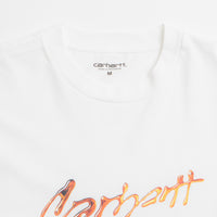 Carhartt Drip Script T-Shirt - White thumbnail