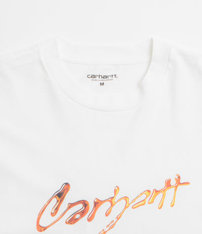 Carhartt Drip Script T-Shirt - White