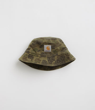 Carhartt Duck Bucket Hat - Camo Duck / Green / Office Green