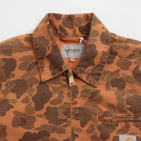 Carhartt Duck Detroit Jacket - Camo Duck / Green / Turmeric thumbnail