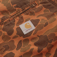 Carhartt Duck Detroit Jacket - Camo Duck / Green / Turmeric thumbnail