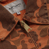 Carhartt Duck Detroit Jacket - Camo Duck / Green / Turmeric thumbnail