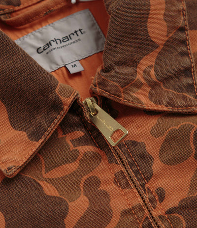 Carhartt Duck Detroit Jacket - Camo Duck / Green / Turmeric