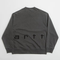 Carhartt Felt Script Crewneck Sweatshirt - Black / Black thumbnail