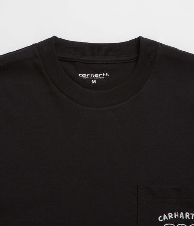 Carhartt Fragments Pocket T-Shirt - Black / White