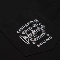 Carhartt Fragments Pocket T-Shirt - Black / White thumbnail