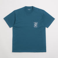 Carhartt Fragments Pocket T-Shirt - Sodalite / White thumbnail