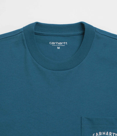 Carhartt Fragments Pocket T-Shirt - Sodalite / White