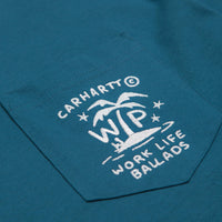 Carhartt Fragments Pocket T-Shirt - Sodalite / White thumbnail