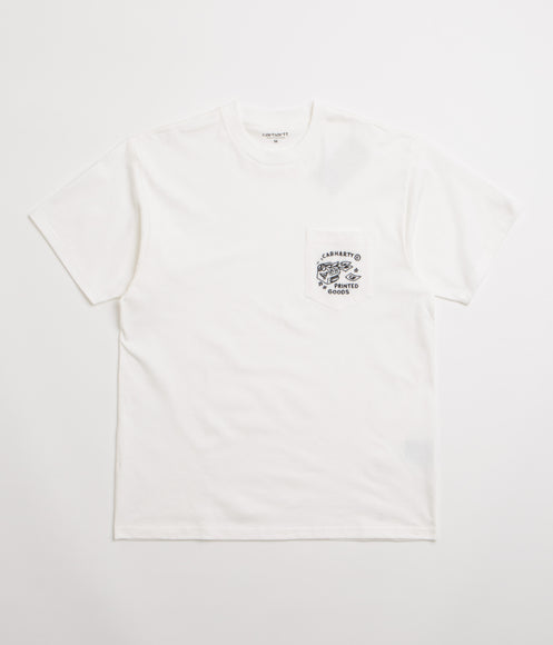 Carhartt Fragments Pocket T-Shirt - White / Black