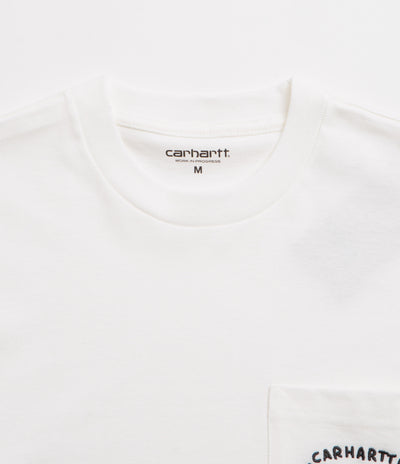 Carhartt Fragments Pocket T-Shirt - White / Black