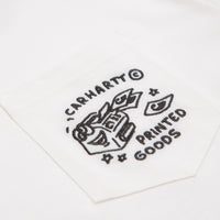 Carhartt Fragments Pocket T-Shirt - White / Black thumbnail