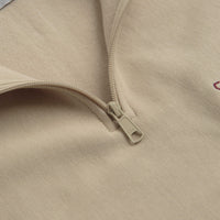 Carhartt Half Zip American Script Sweatshirt - Fleur De Sel thumbnail