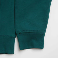 Carhartt Half Zip American Script Sweatshirt - Malachite thumbnail