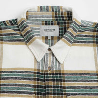 Carhartt Hawkins Shirt - Hawkins Check / Wax / Larch thumbnail