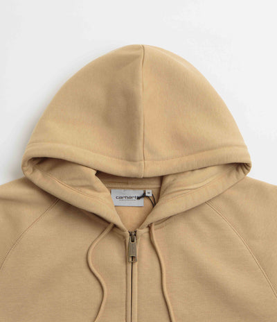 Carhartt Hooded Chase Jacket - Dusty Hamilton Brown / Gold