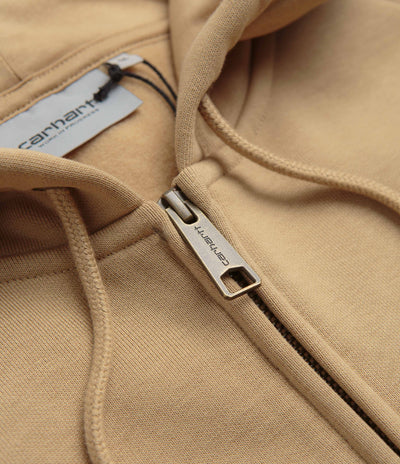 Carhartt Hooded Chase Jacket - Dusty Hamilton Brown / Gold