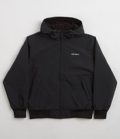 Carhartt Hooded Sail Jacket - Black / White