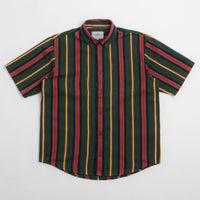 Carhartt Jarrell Short Sleeve Shirt - Jarrell Stripe / Conifer / Black thumbnail