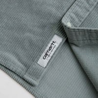 Carhartt Madison Cord Shirt - Glassy Teal / Black thumbnail