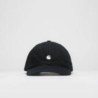 Carhartt Madison Logo Cap - Black / White thumbnail