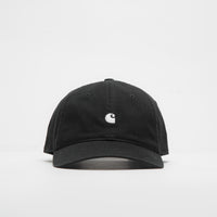 Carhartt Madison Logo Cap - Black / White thumbnail