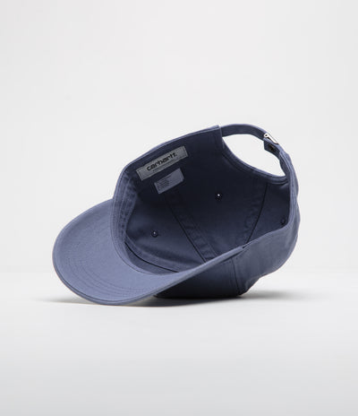 Carhartt Madison Logo Cap - Blue Iris / White