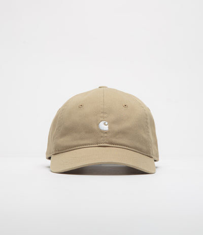 Carhartt Madison Logo Cap - Leather / White