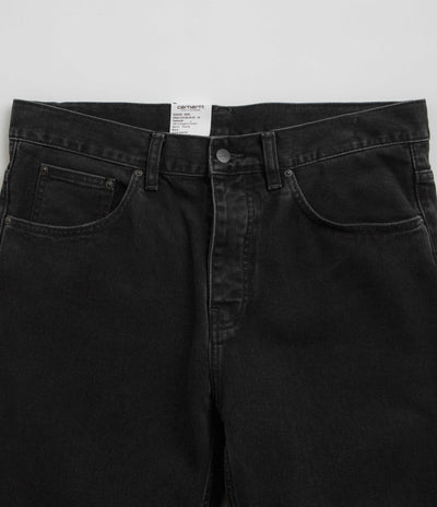 Carhartt Newel Pants - Black Stone Washed