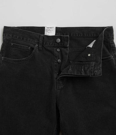 Carhartt Newel Pants - Black Stone Washed