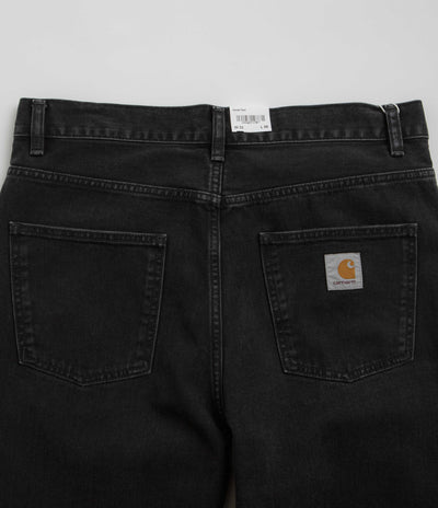 Carhartt Newel Pants - Black Stone Washed