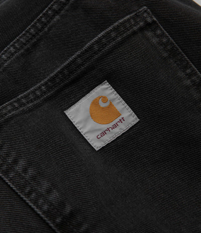 Carhartt Newel Pants - Black Stone Washed