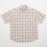 Carhartt Niven Short Sleeve Shirt - Niven Check / Air Pink / Wax thumbnail