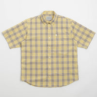 Carhartt Niven Short Sleeve Shirt - Niven Check / Straw / Wax thumbnail