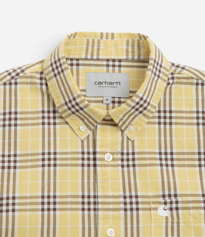 Carhartt Niven Short Sleeve Shirt - Niven Check / Straw / Wax