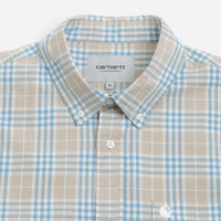 Carhartt Niven Short Sleeve Shirt - Niven Check / Wall / Wax thumbnail