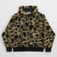 Carhartt OG Active Liner Fleece - Camo Duck Jacquard / Green thumbnail