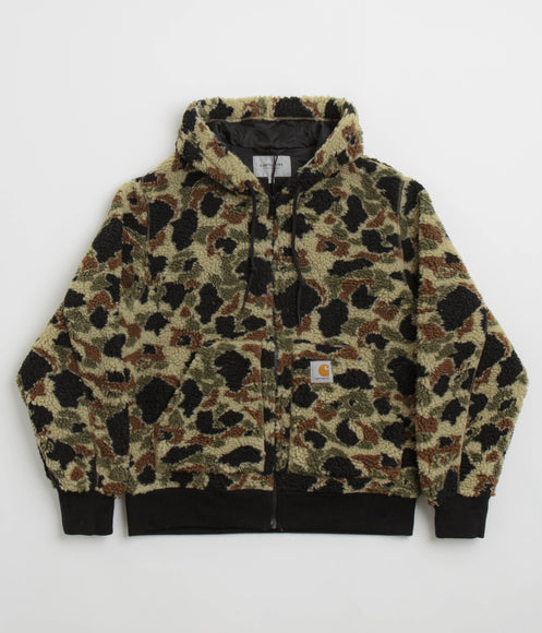 Carhartt OG Active Liner Fleece - Camo Duck Jacquard / Green