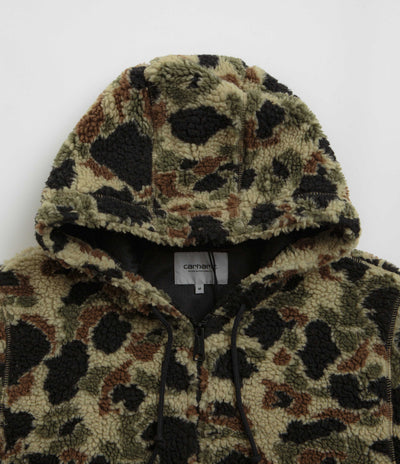 Carhartt OG Active Liner Fleece - Camo Duck Jacquard / Green