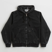 Carhartt OG Active Rivet Jacket - Black Stone Washed thumbnail