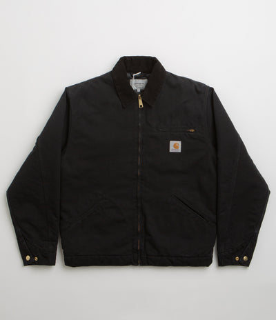 Carhartt OG Detroit Jacket - Black / Black