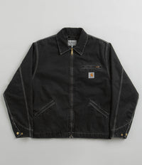 Carhartt OG Detroit Jacket - Black Stone Wash