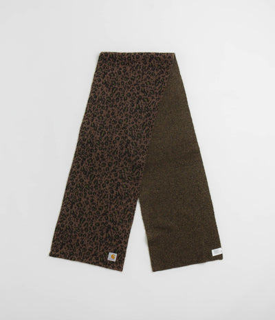 Carhartt Palmer Scarf - Camo Leo Jacquard / Tamarind