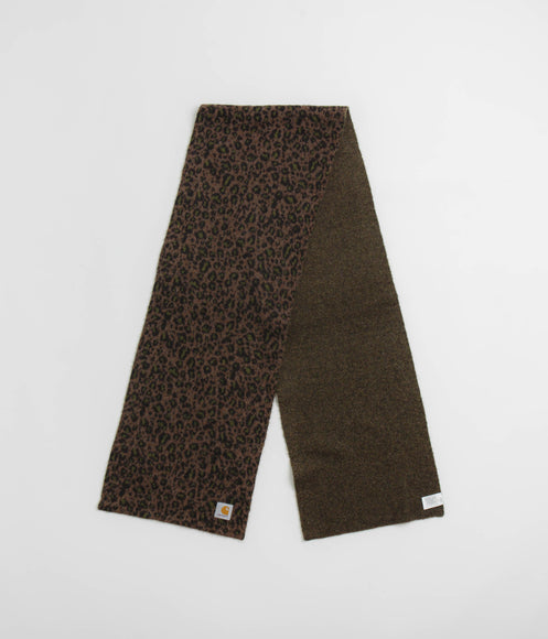 Carhartt Palmer Scarf - Camo Leo Jacquard / Tamarind