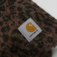 Carhartt Palmer Scarf - Camo Leo Jacquard / Tamarind thumbnail