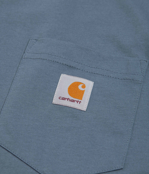 Carhartt Pocket T-Shirt - Storm Blue | Flatspot