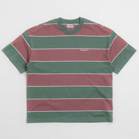 Carhartt Quinby T-Shirt - Quinby Stripe / Silver Pine thumbnail